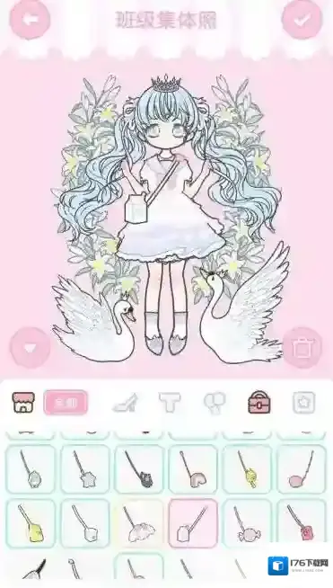 《装扮少女》剧情模式第三章--3-13班级集体照攻略