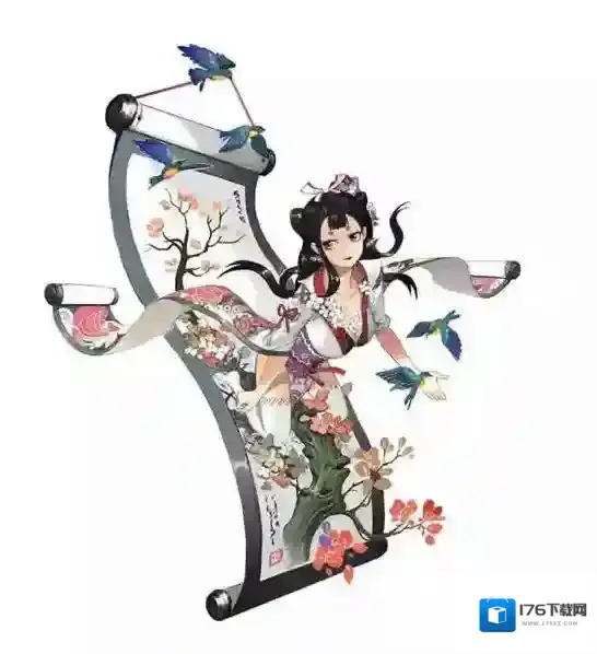 阴阳师SSR奶，画中的小姐姐【花鸟卷】