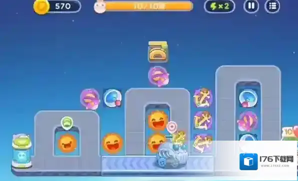 保卫萝卜4太空穿越第52关满星攻略